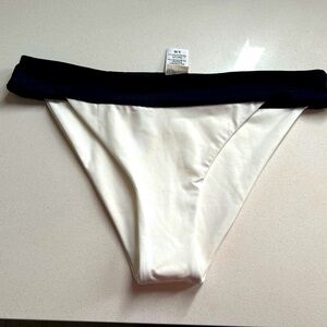 L*Space black and white bikini bottom